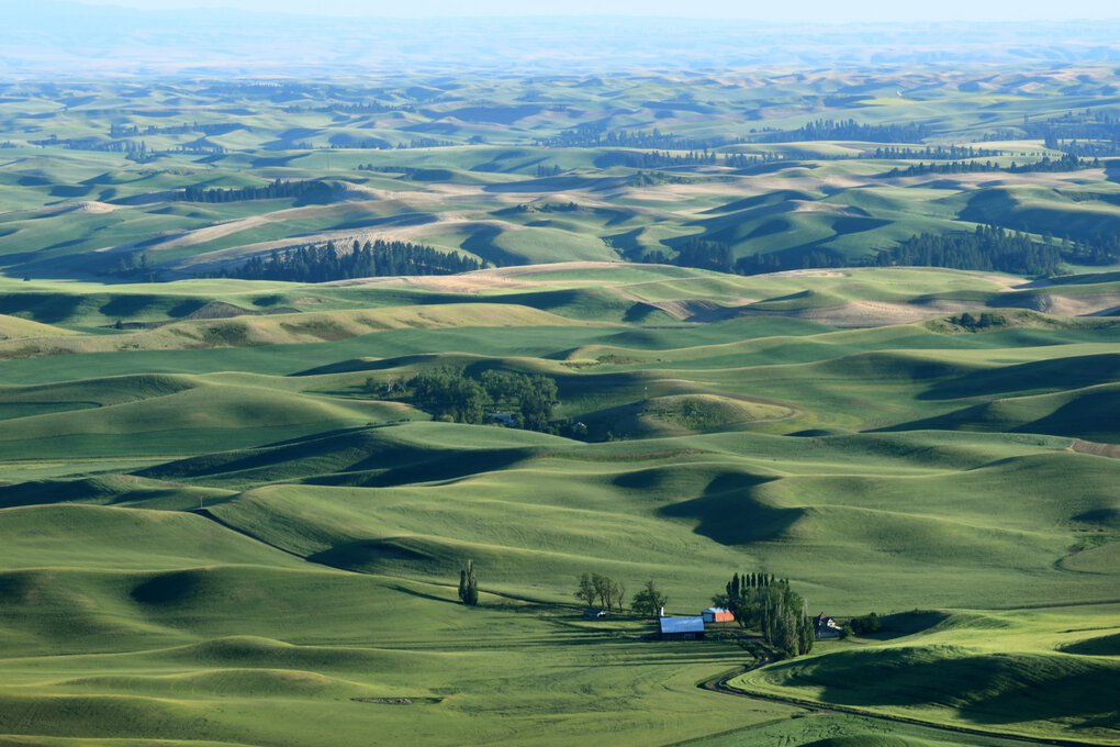 The view from Steptoe Butte State Park. (JiaYing Grygiel / Special to The Seattle Times)