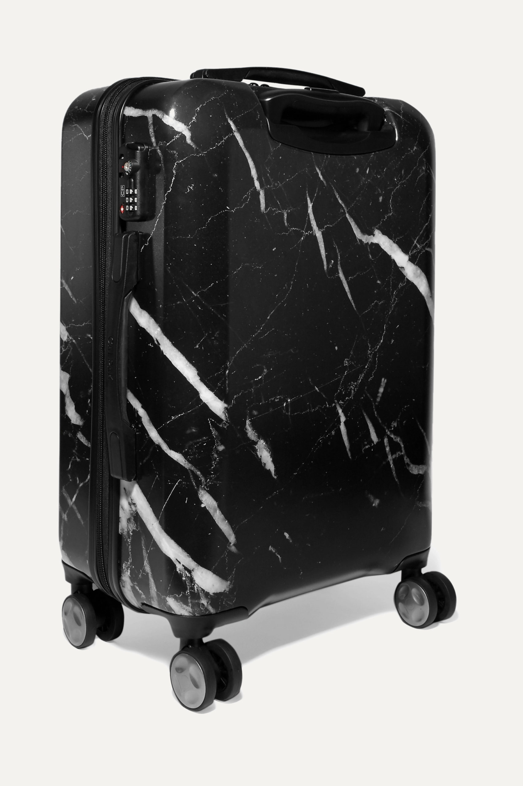 CALPAK Astyll Carry-On marbled hardshell suitcase