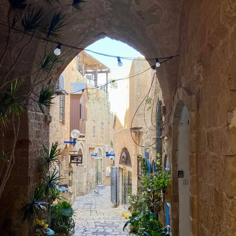 Ancient Archway In Yafo, Jaffa, Old Town Tel Aviv