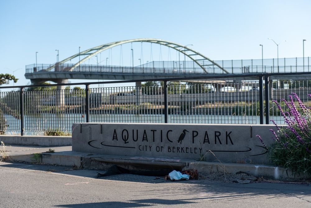 Signage of Aquatic Park