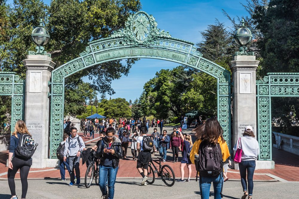 Entrance to the University of California Berkeley