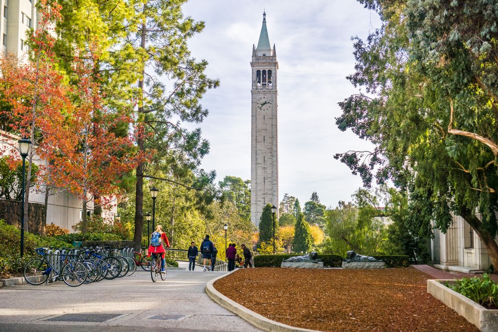 The grounds of University of California Berkeley