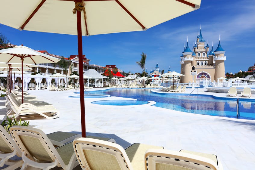 Families will get the opportunity to stay in one of the three castles located on the resort, and will be able to cool down by the huge pool that surrounds this luxurious resort. PHOTO CREDIT: Bahia Principe Hotels & Resorts.