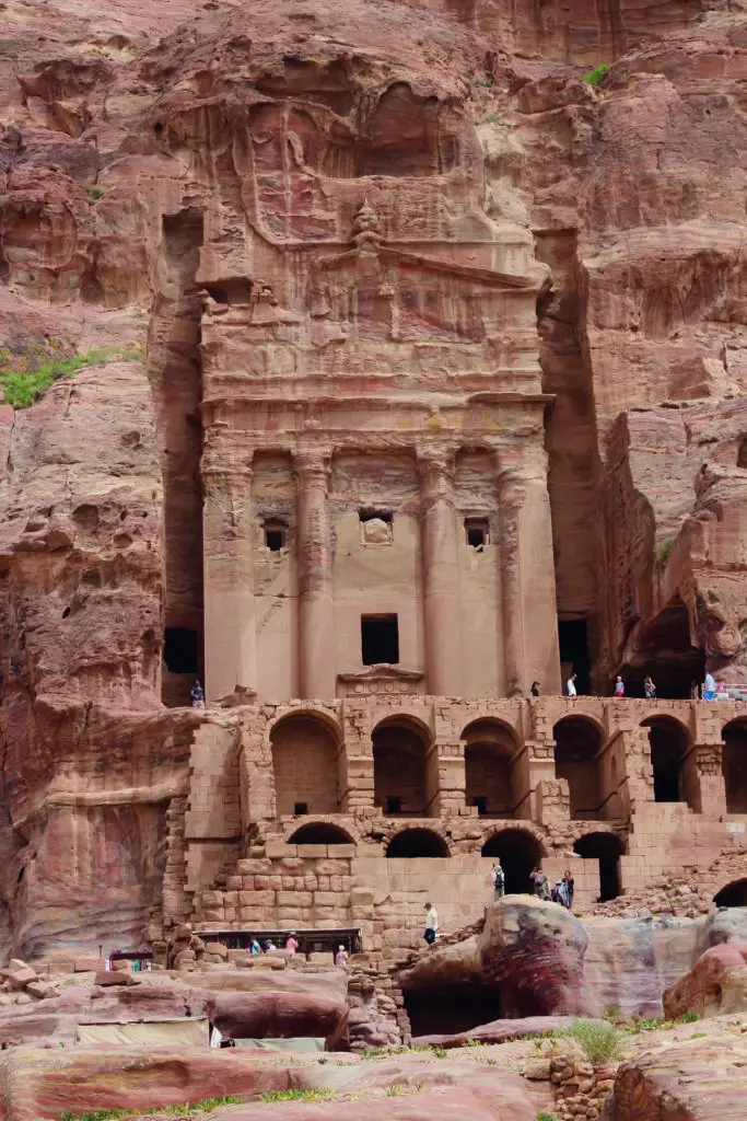 The rose-red city of Petra in Jordan