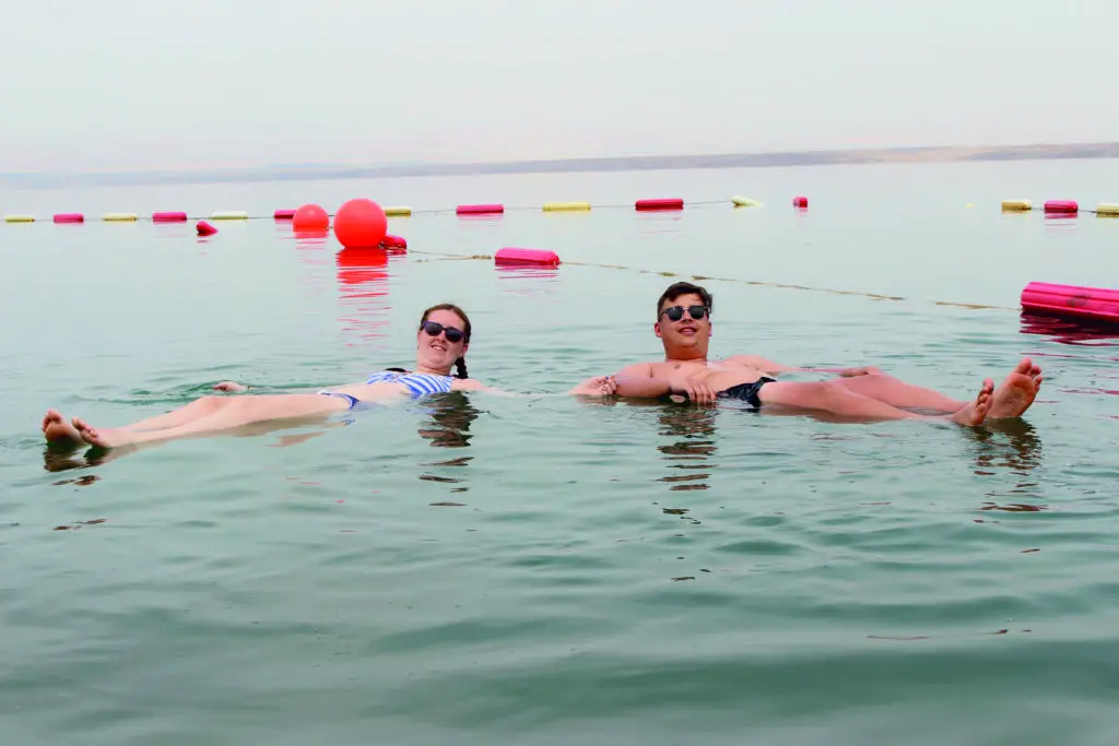 Diving is challenging in the Dead Sea