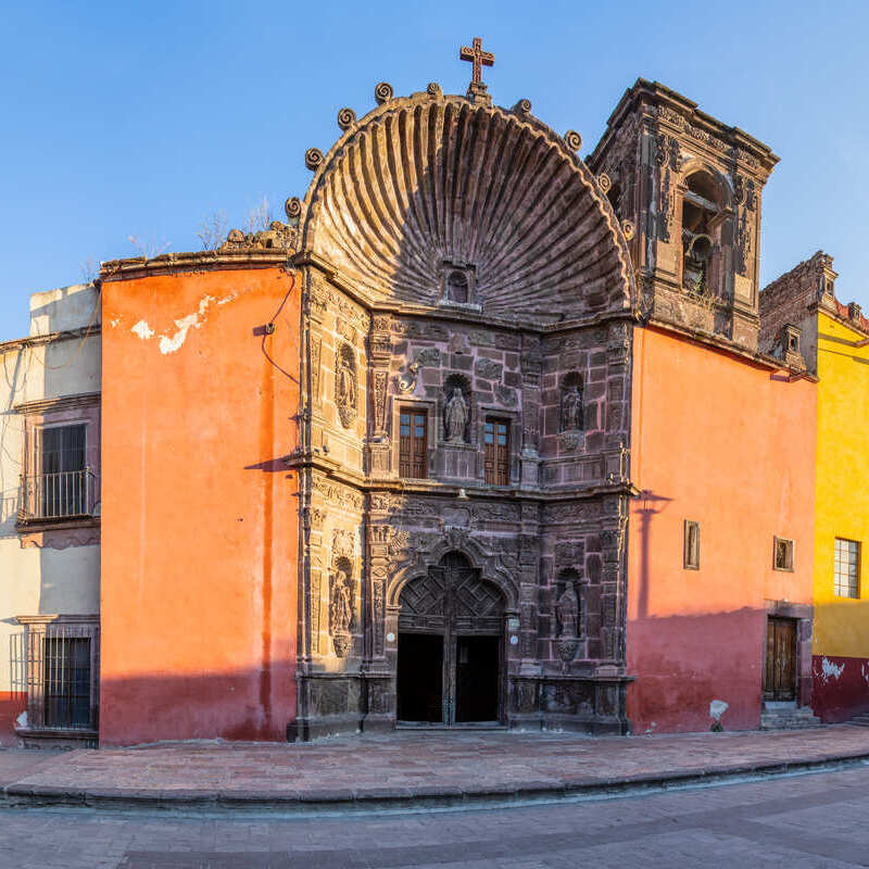 Colonial Era Christian Temple In San Miguel de Allende, Mexico
