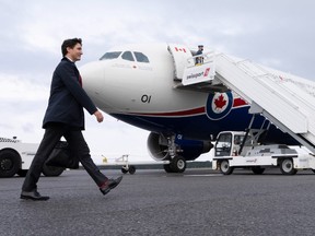 Prime Minister Justin Trudeau and his family travelled to Jamaica on Dec. 26 aboard a Royal Canadian Air Force Challenger 650 business jet operated by 412 Transport Squadron.